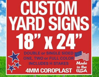 Custom Yard Sign